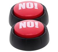 SUPVOX 2pcs Red Sound Button No Button Type with Funny Noise for Party Pranks and Stress Relief Portable Novelty Game for Entertainment and Use