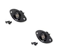 SUPVOX 2pcs Replacement Guitar Jack Socket for Electric Bass Input Jack Bass Oval Mounting Screws