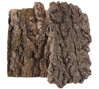 SUPVOX 2pcs Reptile Terrarium Bark Hideout Pet Habitat Ornament for Lizards Gecko Bearded Dragon Natural Climbing Landscape Decoration for Amphibians