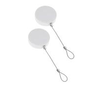 SUPVOX 2pcs Retractable Anti-Theft Cable Box with Steel Wire Adjustable Security Lock for Digital Accessories Display Auto-Retract Design for Tidy Store Showcase
