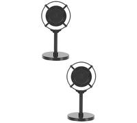 SUPVOX 2pcs Retro Microphone Props Simulated Mic Simulation Microphones for Educational Toys and Karaoke Toys for Halloween Picture Props and Home Decor