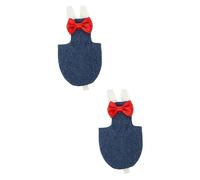 SUPVOX 2pcs Reusable Breathable Parakeet Diaper Flight Suit for Cockatiel and Parrot Lightweight Bird Nappy with Elastic Strap and Tail Opening Protective Soft Washable Bird Suit for