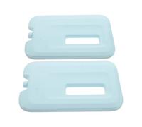 SUPVOX 2pcs Reusable Ice Crystal Boxes for Coolers and Drinks, 660ml Food Grade Pe+ Gel Freezer Packs, Refreezable Cooler Ice Packs for Home and Takeout, Portable Cold Storage Accessories