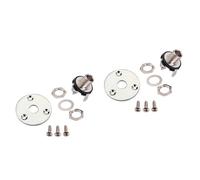 SUPVOX 2pcs round Guitar Jack Plug Socket for Electric Guitar Bass Input Jack Output for Plate Screws and Plug Applications