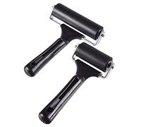 SUPVOX 2pcs Rubber Brayer Ink Roller for Lino Printing and Block Printing Stamping Tools