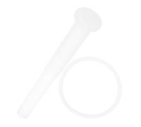 SUPVOX 2pcs Rubber Coating Mallet Acoustic Stick with Acrylic and Rubber Sleeve Resonance Effect Portable Crystal Singing Bowl Strikers for Yoga and Massage