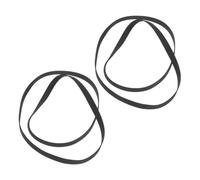 SUPVOX 2pcs Rubber Flat Drive Belt 235mm x 5mm Replacement for Record Player Turntable and Cassette Player Compatible Phonograph
