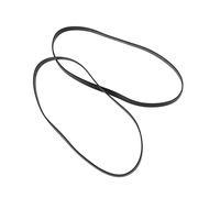 SUPVOX 2pcs Rubber Phonograph Belt Replacement Flat Turntable Belt for Record Player Vinyl Accessory for Vintage Player