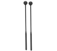 SUPVOX 2pcs ’s Marimba Mallets Set, Black Rubber Head Percussion Sticks for Xylophone and Marimba, Lightweight Instrument Accessories Suitable for ’ Music Practice