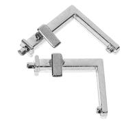 SUPVOX 2pcs Scale Mini Kitchen and Bathroom Decor Silver Basin Mixer Tap Model for Tiny Doll Play House and Desktop Decoration