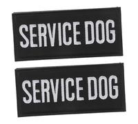 SUPVOX 2pcs Service Dog Harness with Embroidered Patches Soft Polyester Material for Small to Large Dogs Stylish Training Walking and Travel Support Vest