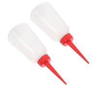 SUPVOX 2pcs Sewing Machine Oil Applicator Bottles with Precision Needle Tips 250ml Plastic Oil Dispenser Suitable for Sewing and Craft Use
