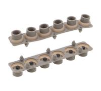 SUPVOX 2pcs Silicone Conductive Key Contacts for Electronic Piano, 6-key Keyboard Repair Pads, High Resilience Silicone Replacement for Digital Piano Keyboard Accessories