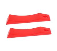 SUPVOX 2Pcs Silicone Deadlift Barbell Pads High Elasticity Weightlifting Platform Protectors for Gym and Home Fitness Durable Non Slip Cushions for Safe Plate Loading and Barbell Handling