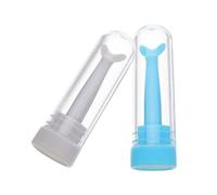 SUPVOX 2pcs Silicone Hard Contact Lens Inserter and Remover Tool with Safe Suction and Compact Design, Includes Storage Box for Daily and Travel Use, Convenient Lens Application