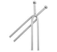 SUPVOX 2Pcs Silver A Standard Tuning Forks for Guitar Musical Accessories Clear Tone Accurate Tuning Instrument Parts