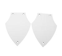 SUPVOX 2pcs Silver Metal Truss Rod Cover for Bass Guitar Neck Plate Replacement Stable Iron Core Reinforcement with Firm Neck Guard Enhanced Sound Clarity and Optimized Low Frequency