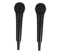 SUPVOX 2pcs Simulation Microphone Lightweight Plastic Mics for Role Play Singing Confidence Boost Stage Performance and Creative Interactive Fun