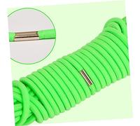 SUPVOX 2pcs Skipping Elastic Bands Meters for Outdoor Fun Jumping Rope Rubber Bands Green and Rosy for School Exercise