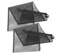 SUPVOX 2Pcs Snorkeling Equipment Drawstring Mesh Bags 24X65Cm Lightweight Floating Net Bag for Swimming Gear Storage, Adult Diving Accessory Travel Beach Swimming