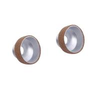 SUPVOX 2pcs Soprano Saxophone Mute Dampener Metal Sound Mute for Soprano Sax Acoustic Purity Tone Control Finish Professional Practice Accessory