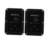 SUPVOX 2pcs Speaker Jack Plate Iron Back Panel for Stage Speaker Spring Terminal Block Connector Cup