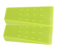 SUPVOX 2pcs Spiked Tree Felling Wedges Green Woodcutting Accessory for Logging and Timber Cutting Safety with Stable Grip and Direction Control
