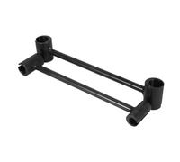 SUPVOX 2pcs Steel Door Hinge Adjustment Wrench for Heavy Fire Doors | Ergonomic Handling, User-friendly Design, Black Finish, Building Maintenance, Residential and Commercial Use
