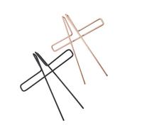 SUPVOX 2pcs Steel Music Book Clamps for Piano Scores and Magazines, Practical Music Note Clips to Prevent Page Falling, for Sermon Notes and Lectures