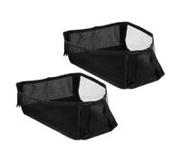 SUPVOX 2pcs Stroller Organizer Mesh Cargo Net Pouch Versatile Storage Bag for Diapers Snacks Quick Access Hanging Storage for Various Stroller Models