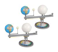 SUPVOX 2pcs Sun Earth Moon Orbit Model Kit Educational Astronomy Science Teaching Tool Realistic and Lunar Demonstration for Classroom Use