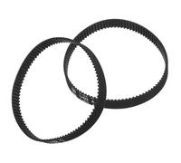 SUPVOX 2pcs Synchronous Timing Belt 3d Printer Belt, Rubber, 6mm X 200mm, Black, Easy Installation and Replacement for 3d Printer