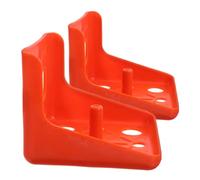 SUPVOX 2pcs Thickened Livestock Salt Block Holder Stable Salt Lick Tray for Sheep Deer Horse Durable Mineral Rack Easy to Clean Farm Use