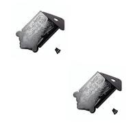 SUPVOX 2pcs Triangle Plated Mandolin Tailpiece Cover and Screws for Mandolin Part Replacement Suitable for Guitar Maker