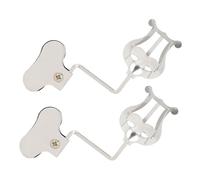 SUPVOX 2pcs Trombone Lyre Holder Clip for Marching Band Sheet Music Lightweight and Portable Music Score Holder Design for Various Instruments