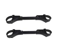 SUPVOX 2pcs Twin Stroller Connector Black Double Pram Adapter for Parents Lightweight Pushchair Linking Tool for Twins Two Boy Girl Easy to Use Compact Cart Connector