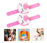 SUPVOX 2Pcs Unicorn Slap Bands Wrist Snap Bracelets Lightweight Coin Purses Party Favors for Boys Comfortable Wrist