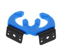 SUPVOX 2pcs Universal Microphone Holder Wall Mount Hooks for Microphone Storage Rack, Made of Sturdy Rubber and Iron, Suitable for Home Karaoke Setups and Radio Broadcasting, Versatile