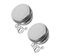 SUPVOX 2pcs Universal Pasta Maker Knob Replacement for Handheld Noodle Machine, Heavy Duty Metal Handle Part for Home Pasta Making Accessories