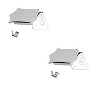 SUPVOX 2pcs Upgrade Your Mandolin Metal Triangle Tailpiece Easy Install Improved Tone Volume Sustain
