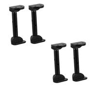 SUPVOX 2pcs Violin Chinrest Screw Black Violin Accessory Durable Easy to Install Full Section Design for Violinists Lightweight and Portable