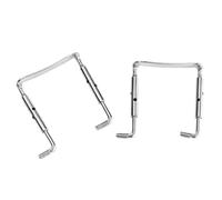SUPVOX 2pcs Violin Chinrest Screws Replacement Metal Accessories with Smooth Polishing Surface Sturdy Silver Screws for Violin Repair and Maintenance