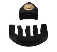 SUPVOX 2pcs Violin Mute Rubber Small Muffler Quiet Playing Portable Practice Mute Replacement Part for Professional Orchestras Music Students