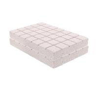 SUPVOX 2pcs Volcanic Rock Pet Claw Grinding Boards with Deep Groove Structure for Hamster and Ferret, Space Saving Pad Nail Filing Suitable for Small Apartments and Multi Pet Households