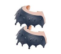 SUPVOX 2pcs Waterproof Cartoon Shaped Silicone Shampoo Caps for Babies and Children, Safe and Comfortable Hair Washing Caps for Taking A Shower Or Cutting Hair, Navy Colour