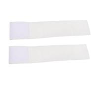 SUPVOX 2pcs White Blank Football Captain Armband DIY Elastic Sports Band for Soccer Rugby Basketball Ice Hockey Team Players