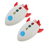 SUPVOX 2pcs Wind up Bath Toy Interactive Clockwork Rocket Swimming Toys for Toddlers Safe Material Fun Bathtub and Pool Playset for Shower Activities