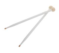 SUPVOX 2pcs Wooden Felt Head Drum Mallets for Timpani Professional Handle Sticks for Jazz Marching Snare and Rock Band Percussion