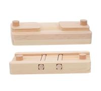 SUPVOX 2pcs Wooden Hamster Foraging Small Pet Food Discovering Puzzle Box for Hamsters Guinea Pigs Rabbits Interactive Chew Enhances Problem-solving and Limb Exercise