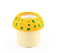 SUPVOX 2Pcs Wooden Mushroom Kaleidoscopes Educational Science Experiment Interactive Birthday with Smooth Polished Surface and Colorful Geometric Patterns Random Color Random Color